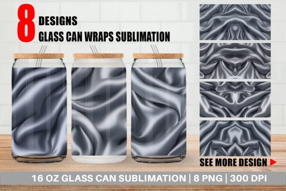 Download Glass Can Silver Satin - Satin Collection
