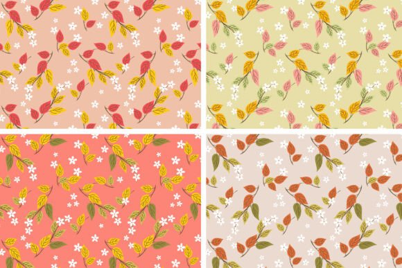 Download Autumn Leaves Seamless Pattern - Leaves seamless pattern Collection