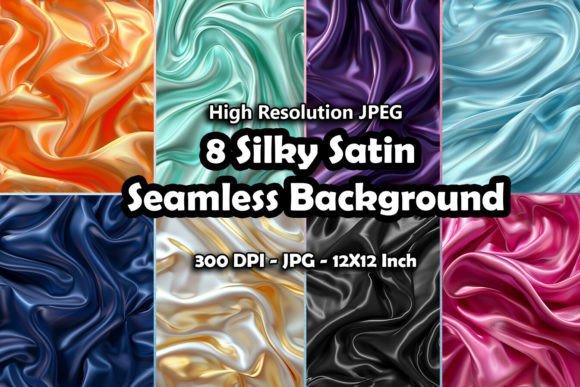 Download 8 Silky Satin Seamless Background JPG - Premium Bundle