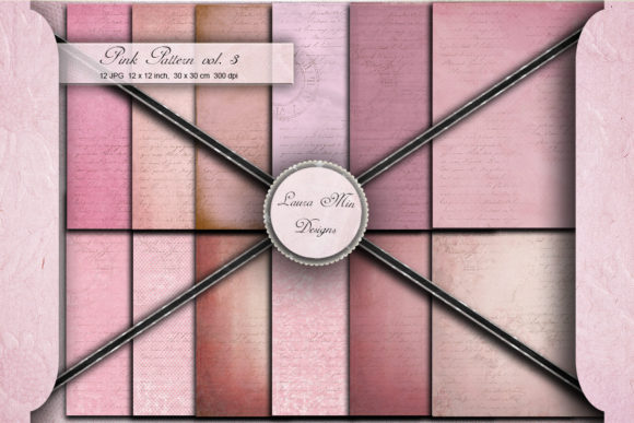 Download PINK PATTERN VOL. 3 SCRAPBOOK 12x12 Inch - 12x12 inch Collection